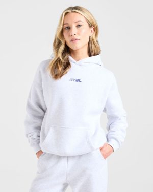 Athletics Dept Oversized Hoodie - Grey Marl: The Ultimate Comfort Essential