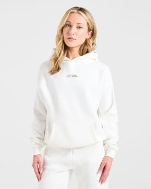 Athletics Dept Oversized Hoodie - Off White: The Ultimate Comfort Essential
