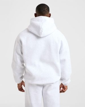 Athletics Oversized Hoodie - Grey Marl: The Ultimate Comfort Upgrade