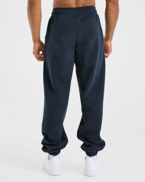 Athletics Oversized Joggers - Navy: The Ultimate Comfort Upgrade