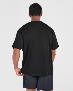 Athletics Oversized T Shirt - Black: The Ultimate Comfort Essential