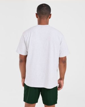 Athletics Oversized T Shirt - Grey Marl: The Ultimate Comfort & Style Solution