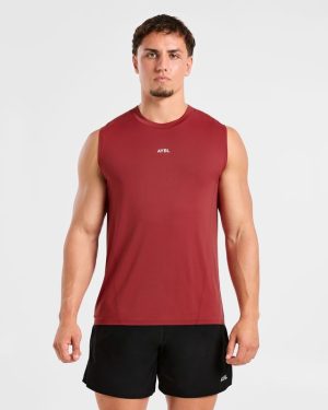 Attain Seamless Vest - Maroon Red: The Ultimate Performance Essential