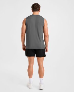 Attain Seamless Vest - Storm Grey: The Ultimate Performance Essential