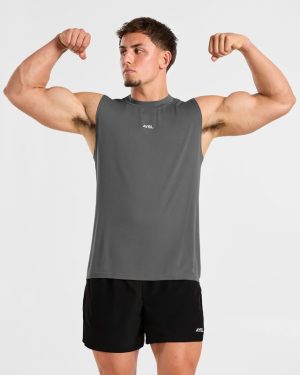 Attain Seamless Vest - Storm Grey: The Ultimate Performance Essential