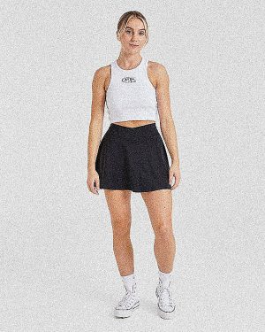 AYBL Club Vest Top - White: The Ultimate Ribbed Essential for 2024