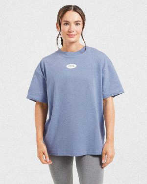 AYBL Lifestyle Oversized T-Shirt - Cornflower Blue: The Ultimate Comfort Fit