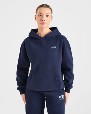 AYBL Sports Club Oversized Hoodie - Navy/Blue: The Ultimate Comfort & Style Guide