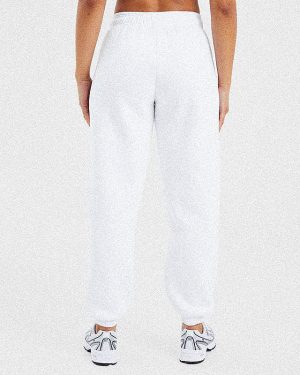 AYBL Sports Club Oversized Joggers - White: The Ultimate Comfort & Style Solution