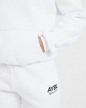 AYBL Sports Club Oversized Joggers - White: The Ultimate Comfort & Style Solution