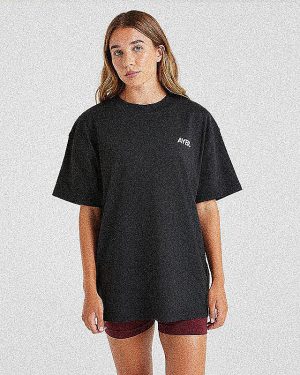 AYBL Sports Club Oversized T-Shirt - Black: The Ultimate Blend of Comfort and Style