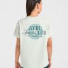 AYBL Sports Club Script Oversized T Shirt - Green: The Ultimate Gym-to-Street Essential