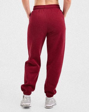 AYBL Sports Outline Oversized Joggers - Burgundy: The Ultimate Comfort Staple