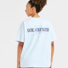 AYBL Strength Studio Oversized T Shirt - Blue: The Ultimate Blend of Comfort and Style