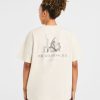 AYBL Wellness Oversized T Shirt - Beige: The Ultimate Comfort Fit