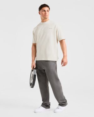 Blur Oversized T-Shirt - Off White: The Ultimate Comfort Staple