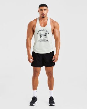 Bench Press Stringer - Muted Mint: The Ultimate Lifter's Tank