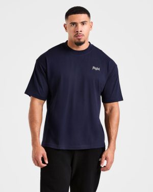 Built for Lifters Oversized T Shirt - Navy: The Ultimate Comfort & Style Choice