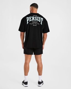 Cam Kissel x Persist Oversized T Shirt - Black: The Ultimate Streetwear Essential