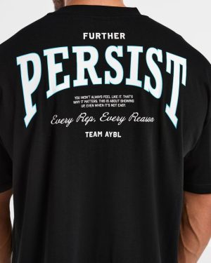Cam Kissel x Persist Oversized T Shirt - Black: The Ultimate Streetwear Essential