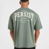 Cam Kissel x Persist Oversized T Shirt - Vintage Sage: The Ultimate Streetwear Essential
