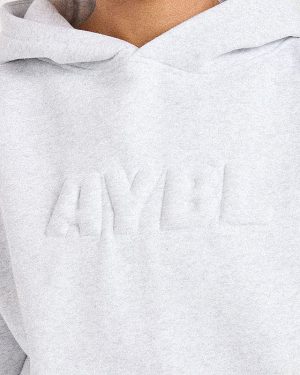Classic Plush Oversized Hoodie - Heather Grey: The Ultimate Comfort Essential