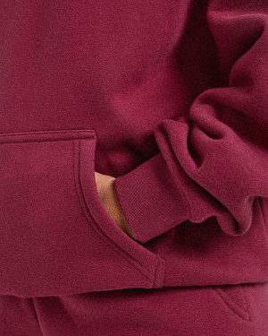 Classic Plush Oversized Hoodie - Muted Raspberry: The Ultimate Comfort Upgrade