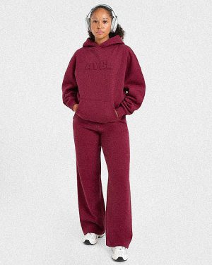 Classic Plush Oversized Hoodie - Muted Raspberry: The Ultimate Comfort Upgrade