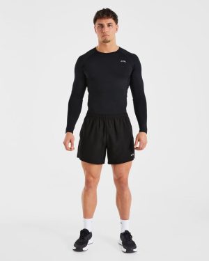 Elite Performance Compression Long Sleeve Shirt - Black