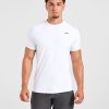 Compression Relaxed T Shirt - White: The Ultimate Gym Essential