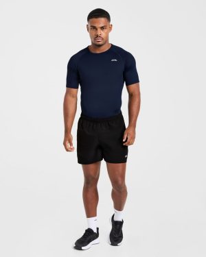 Navy Compression T-Shirt: Ultimate Performance & Muscle Definition