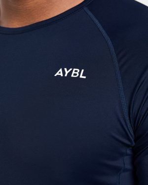 Navy Compression T-Shirt: Ultimate Performance & Muscle Definition