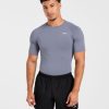 Slate Grey Compression T-Shirt: Ultimate Performance & Muscle Definition