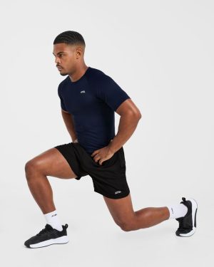 Navy Compression T-Shirt: Ultimate Performance & Muscle Definition