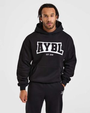Academy Oversized Hoodie - Black: The Ultimate Streetwear Essential