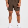 Core 7" Shorts - Deep Brown: The Ultimate Performance Essential