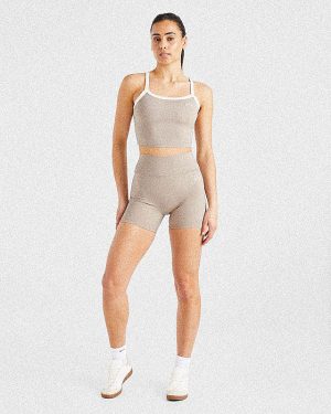 Courtside Tank Top - Mocha: The Ultimate Athleisure Essential