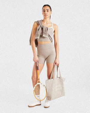 Courtside Tank Top - Mocha: The Ultimate Athleisure Essential