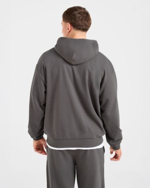 Craft Oversized Hoodie - Charcoal: The Ultimate Comfort Upgrade