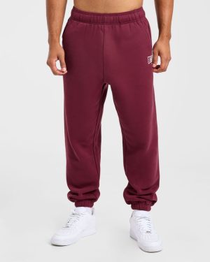 Academy Oversized Joggers - Burgundy: The Ultimate Comfort & Style Solution