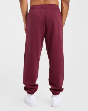 Academy Oversized Joggers - Burgundy: The Ultimate Comfort & Style Solution