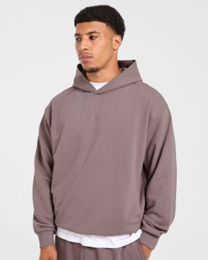 Craft Oversized Hoodie - Muted Plum: The Ultimate Comfort Upgrade