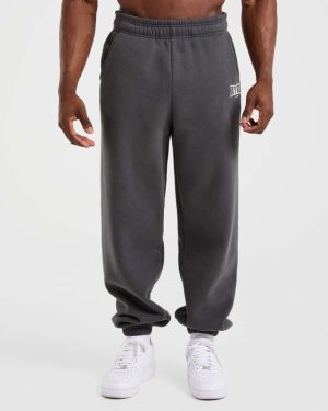 Academy Oversized Joggers - Charcoal: The Ultimate Comfort Experience