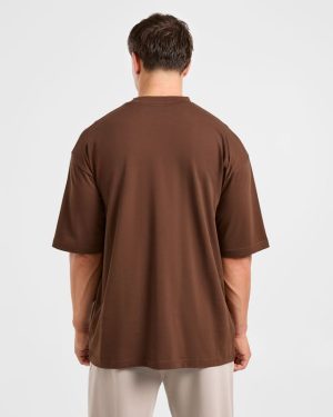Craft Oversized T Shirt - Brown: The Ultimate Comfort Staple