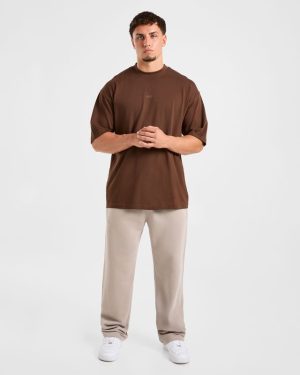 Craft Oversized T Shirt - Brown: The Ultimate Comfort Staple