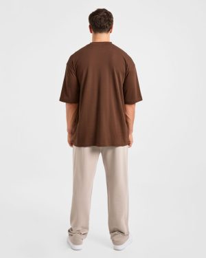 Craft Oversized T Shirt - Brown: The Ultimate Comfort Staple