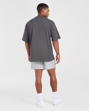 Craft Oversized T Shirt - Charcoal: The Ultimate Premium Cotton Essential