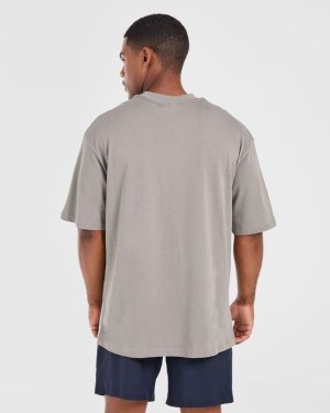 Craft Oversized T Shirt - Fog: The Ultimate Premium Cotton Essential