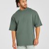 Craft Oversized T Shirt - Vintage Sage: The Ultimate Comfort Staple