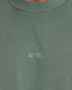 Craft Oversized T Shirt - Vintage Sage: The Ultimate Comfort Staple